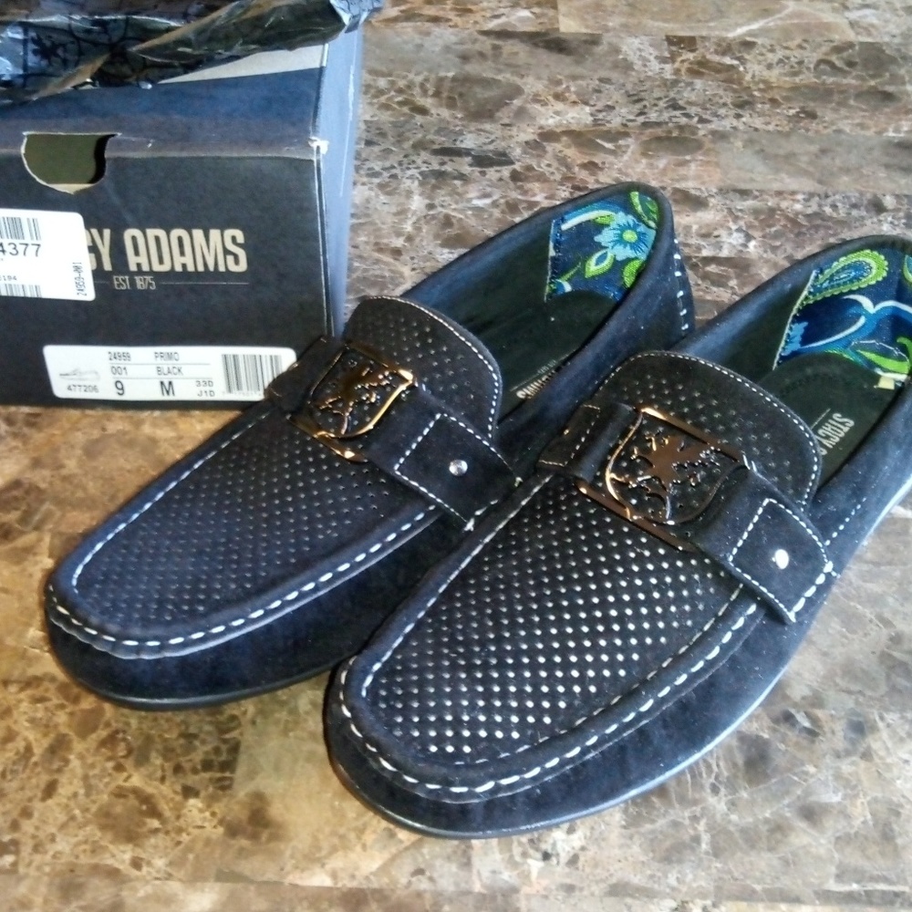 Stacy Adams Loafers, size 9, black